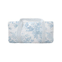 Rose Toile Blue Quilted Weekender Duffle Bag