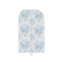 Rose Toile Blue Quilted Garment Bag
