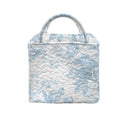 Rose Toile Blue Quilted Handbag