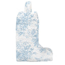 Rose Toile Blue Quilted Boot Bag