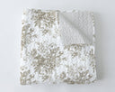 Rose Toile Linen Quilt