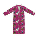 Roselynn Berry Quilted Maxi Coat *Web Exclusive*