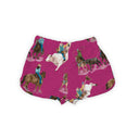 Roselynn Berry Quilted Scallop Shorts *Web Exclusive*