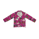 Roselynn Berry Quilted Snap Jacket