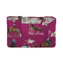 Roselynn Berry Quilted Tote