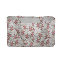Rosey Floral White Quilted Tote