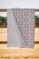 Rosey Floral White Quilt