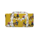 Roselynn Mustard Quilted Weekender Duffle Bag