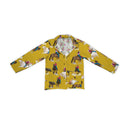 Roselynn Mustard Quilted Snap Jacket