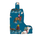 Roselynn Peacock Quilted Boot Bag