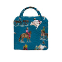 Roselynn Peacock Quilted Handbag