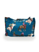 Roselynn Peacock Quilted Tote