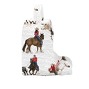 Roselynn White Quilted Boot Bag