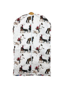 Roselynn White Quilted Garment Bag