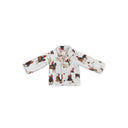 Roselynn White Youth Quilted Snap Jacket