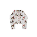 Roselynn White Cropped Quilted Jacket