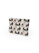 Roselynn White Quilted Makeup Bag