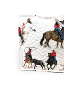 Roselynn White Quilted Tote