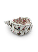 Roselynn White Quilted Travel Case