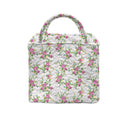 Rosey Floral Jewels Quilted Handbag