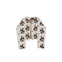 Rosie Rider Linen Cropped Quilted Jacket