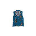 Rosie Rider Peacock Quilted Ruby Vest