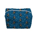 Rosie Rider Peacock Quilted Makeup Bag
