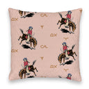Rosie Rider Rose Quilted 20" Pillow
