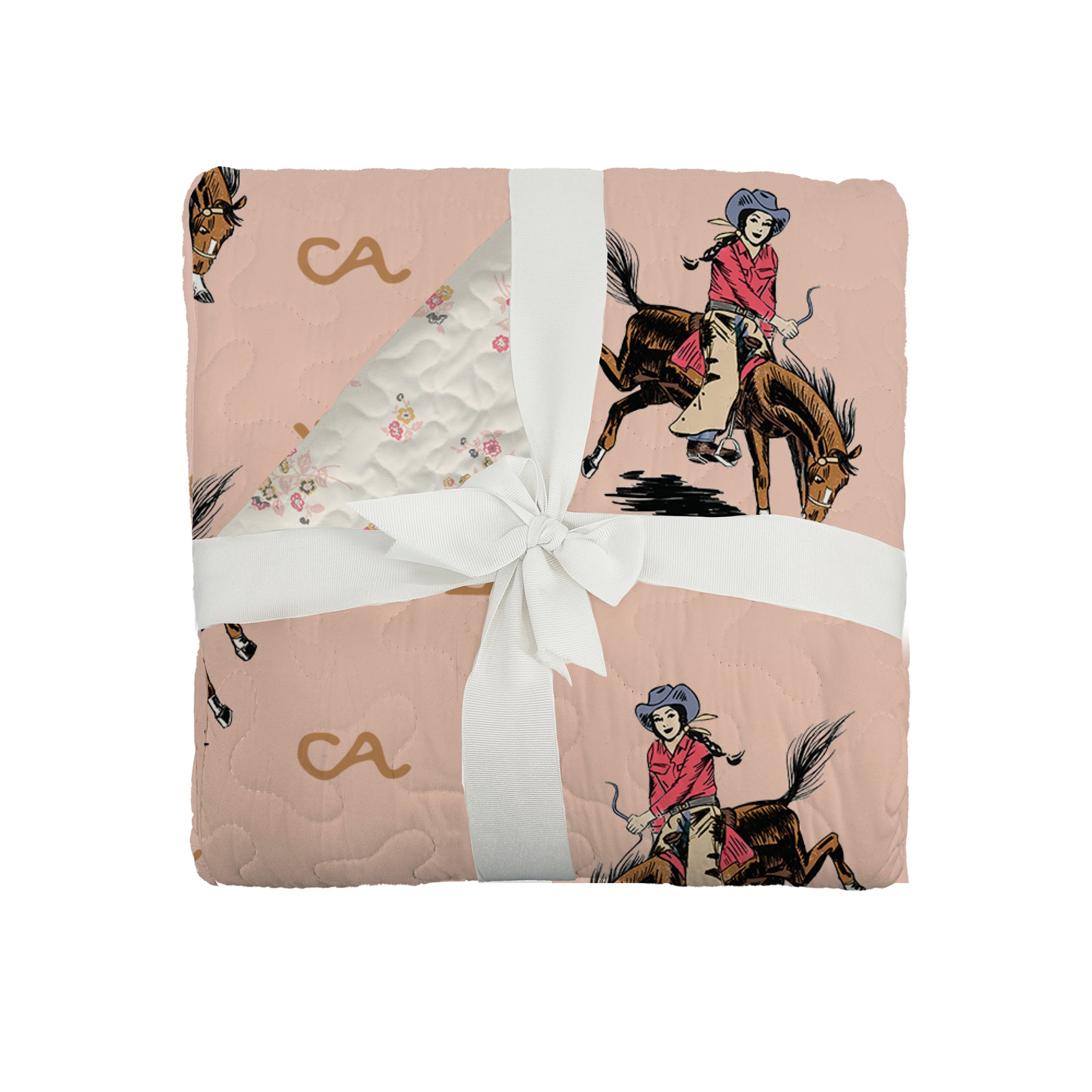 Roise Rider Rosie Rider Rose Baby Blanket – Ida Mae Home
