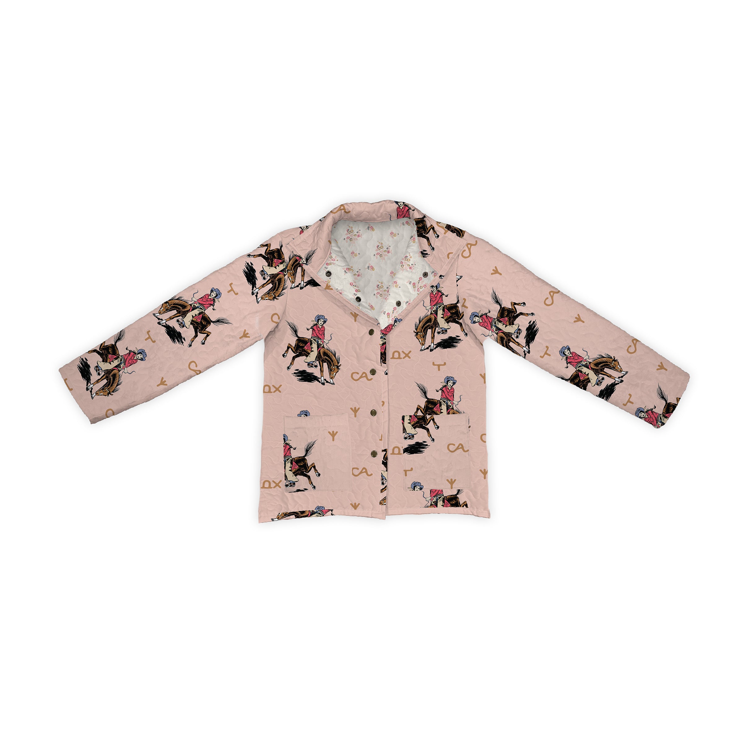 Rosie Rider Rose Quilted Snap Jacket – Ida Mae Home