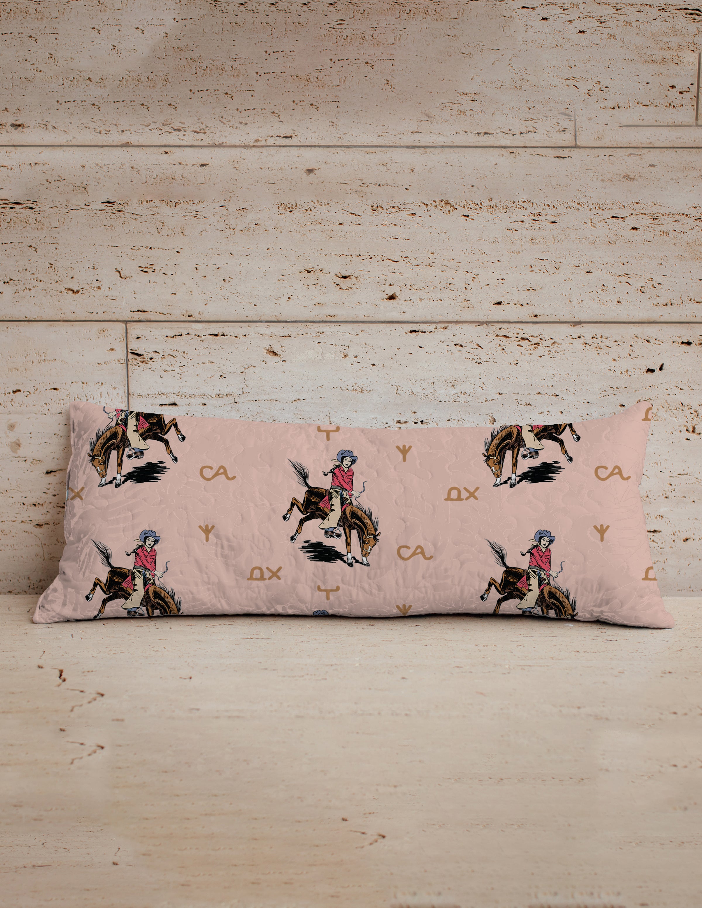 Rosie Rider Rose Quilted Oblong 14