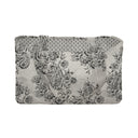 Saddle Paisley Linen/Black Quilted Tote