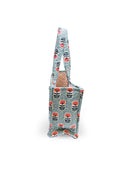 Erin & Ben Co. Sadie Floral Icon Blue Quilted Tote Bag