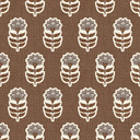 Erin and Ben Co. Sadie Floral Icon Brown Quilt
