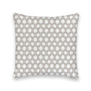 Satine White Quilted 20" Pillow