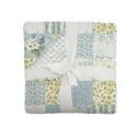 Scarlette Patchwork Blue Baby Blanket
