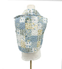 Scarlette Patchwork Blue Quilted Cate Vest