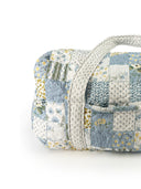 Scarlette Patchwork Blue Weekender Duffle Bag