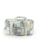 Scarlette Patchwork Blue Weekender Duffle Bag