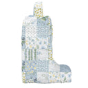 Scarlette Patchwork Blue Quilted Boot Bag
