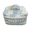 Scarlette Patchwork Blue Quilted Travel Case