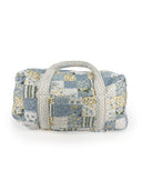 Scarlette Patchwork Blue Weekender Duffle Bag