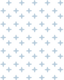 Foo Dogs Blue Baby Blanket