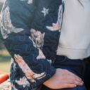 Thunderbird Boots Black Quilted Jacket