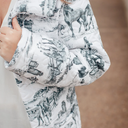 Aledo Toile Black Quilted Jacket