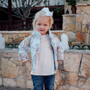 Birdie Multi Youth Quilted Snap Jacket