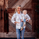 Birdie Neutral Youth Quilted Snap Jacket