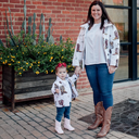 Game Day Maroon Thunderbird Boots Youth Quilted Snap Jacket