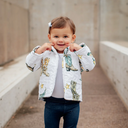 Game Day Green and Gold Thunderbird Boots Youth Quilted Snap Jacket