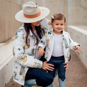 Game Day Green and Gold Thunderbird Boots Youth Quilted Snap Jacket